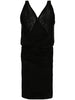 Saint Laurent V-necked mini dress