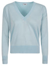 Base Cotton blend v-neck sweater