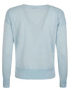 Base Cotton blend v-neck sweater
