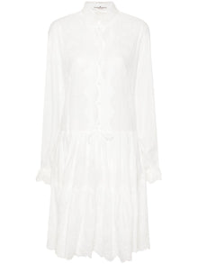  Ermanno Scervino Embroidered shirt dress