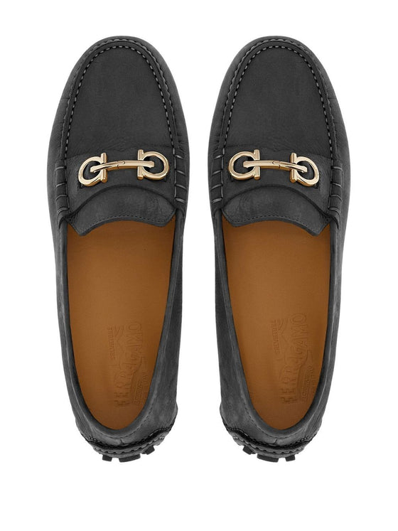 Ferragamo Double Gancini Moccasins