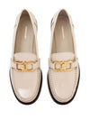 Ferragamo Gancini leather loafers