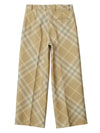 Burberry check-print tailored wool trousers