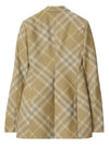 Burberry checked tailored single-breasted blazer