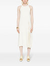 Erika Cavallini Semi-Couture Sleeveless midi dress