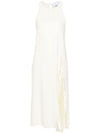 Erika Cavallini Semi-Couture Sleeveless midi dress