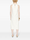 Erika Cavallini Semi-Couture Sleeveless midi dress