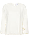 Erika Cavallini Semi-Couture Cady texture blouse