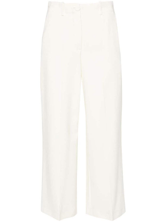 Erika Cavallini Semi-Couture Trousers White