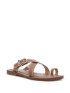 MMK Michael Michael Kors Ashton leather flat sandals.