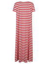 Apuntob Striped cotton long dress