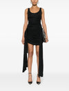 Mugler Draped mini dress
