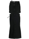 The Attico Denim skirt