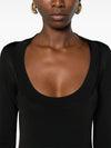 Saint Laurent Décolleté Mini Dress