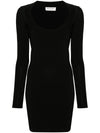 Saint Laurent Décolleté Mini Dress