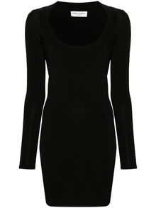  Saint Laurent Décolleté Mini Dress