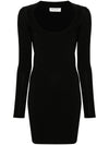 Saint Laurent Décolleté Mini Dress