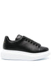 Alexander McQueen Black Leather Sneakers