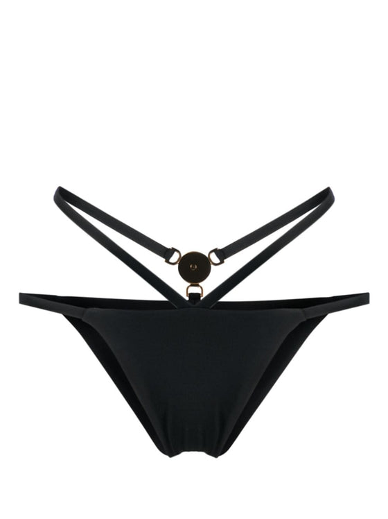 Versace Medusa-plaque strappy bikini bottoms
