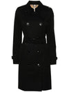Burberry gabardine-weave trench coat
