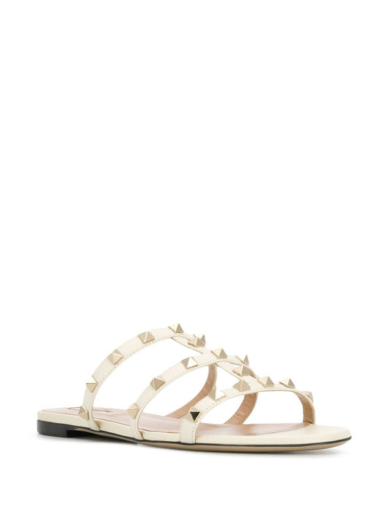 Valentino Garavani Rockstud Flat Slide Sandal