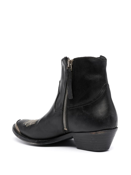 Golden Goose Young ankle leather boots