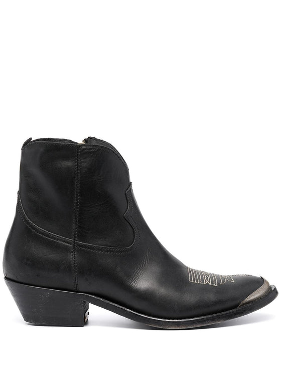 Golden Goose Young ankle leather boots