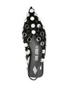 The Attico ''Grid'' Black Ballerina
