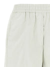 Nude Leather-effect Bermuda Shorts