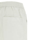 Nude Leather-effect Bermuda Shorts