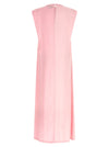 Nude Round-neck Dress