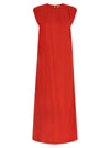 Nude Round-neck Dress
