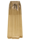 Nude Slit Skirt