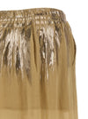 Nude Slit Skirt