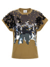 Nude Sequin T-shirt
