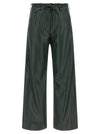 Nude Faux Leather Trousers