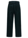 Nude Velvet Pants