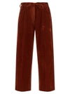 Nude Velvet Pants