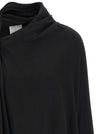 Nude Draped Panel Blouse