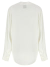 Nude V-neck Blouse