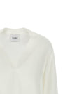 Nude V-neck Blouse