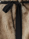Nude Eco-fur Stole
