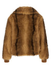 Nude Eco-fur Long Hair