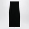 The Row Iphora high-waisted wool column skirt in black