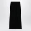 The Row Iphora high-waisted wool column skirt in black