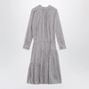 Dries Van Noten Striped shirt dress in cotton and silk