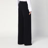 Dries Van Noten Wide black cotton trousers