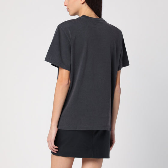 ROTATE Birger Christensen Black cotton T-shirt
