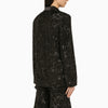 ROTATE Birger Christensen Black single-breasted jacket with sequins
