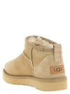 UGG Classic Ultra Mini Beige Ankle Boots